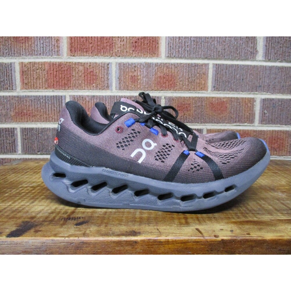 On Womens Cloudsurfer Black Cobalt Road Running Shoes Sneakers Size 6.5